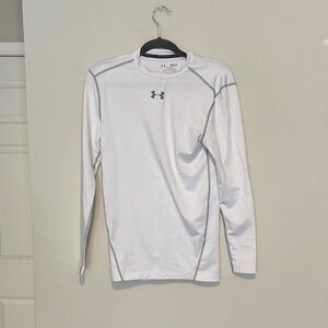 Under Armour White Performance Long Sleeve